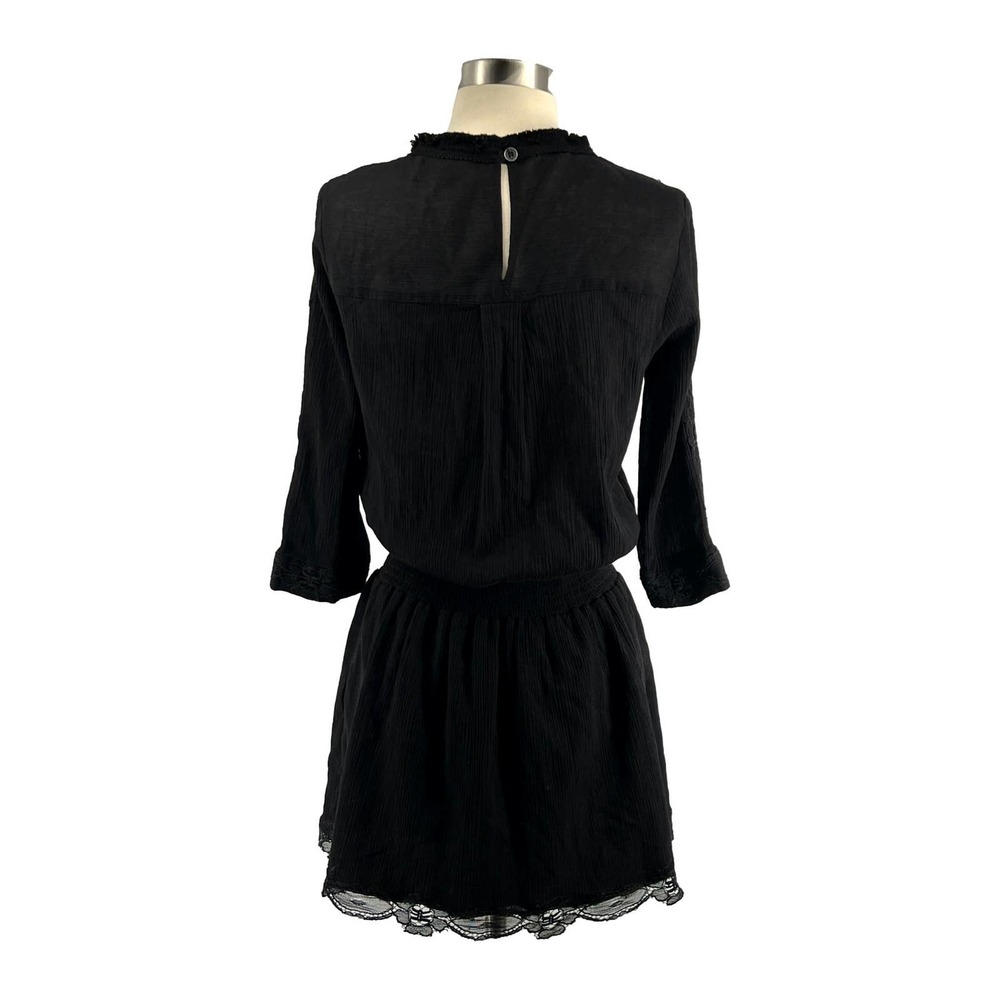Sea New York Black Lace Crepe Drop Waist Tunic Dress EUC - Picture 9 of 12
